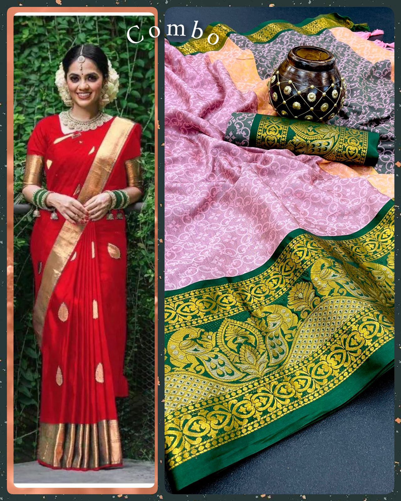 Aab Combo 3 Designer Non Catalog Sarees
